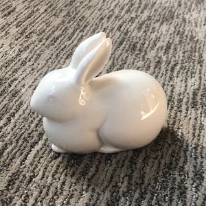 White Ceramic Bunny